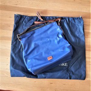 NWOT Dooney & Bourke Leather Bag, Royal Blue